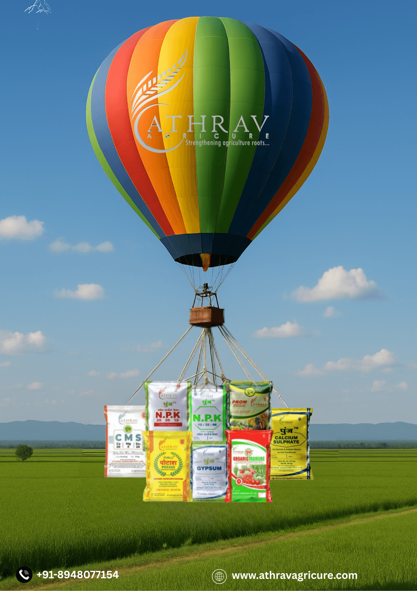 One balloon with all product